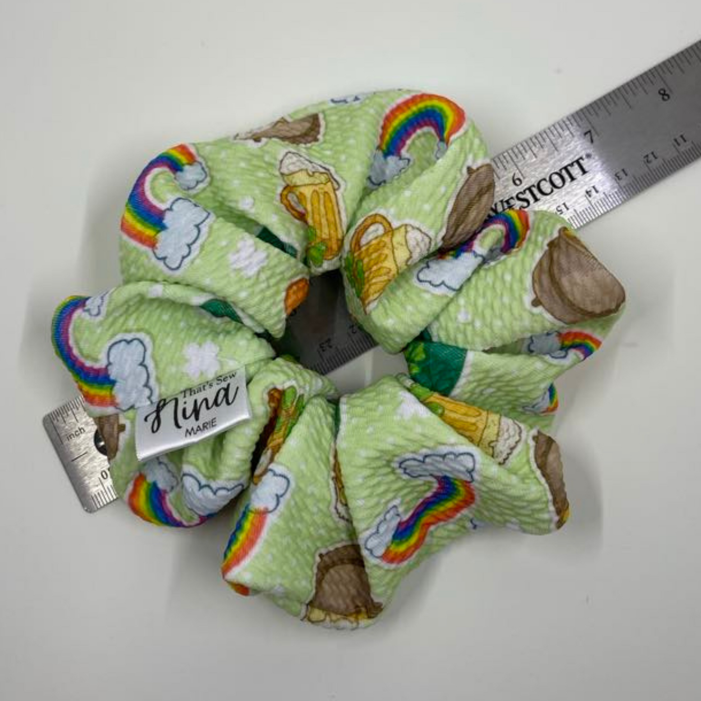 THE CHEERS TO THE IRISH SCRUNCHIE