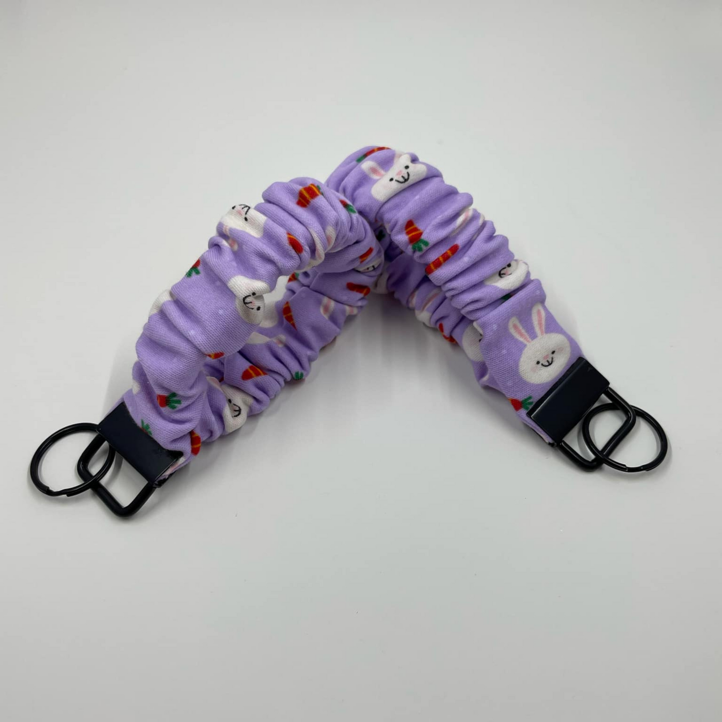 THE BOBBIE BUNNY SCRUNCHIE KEYCHAIN
