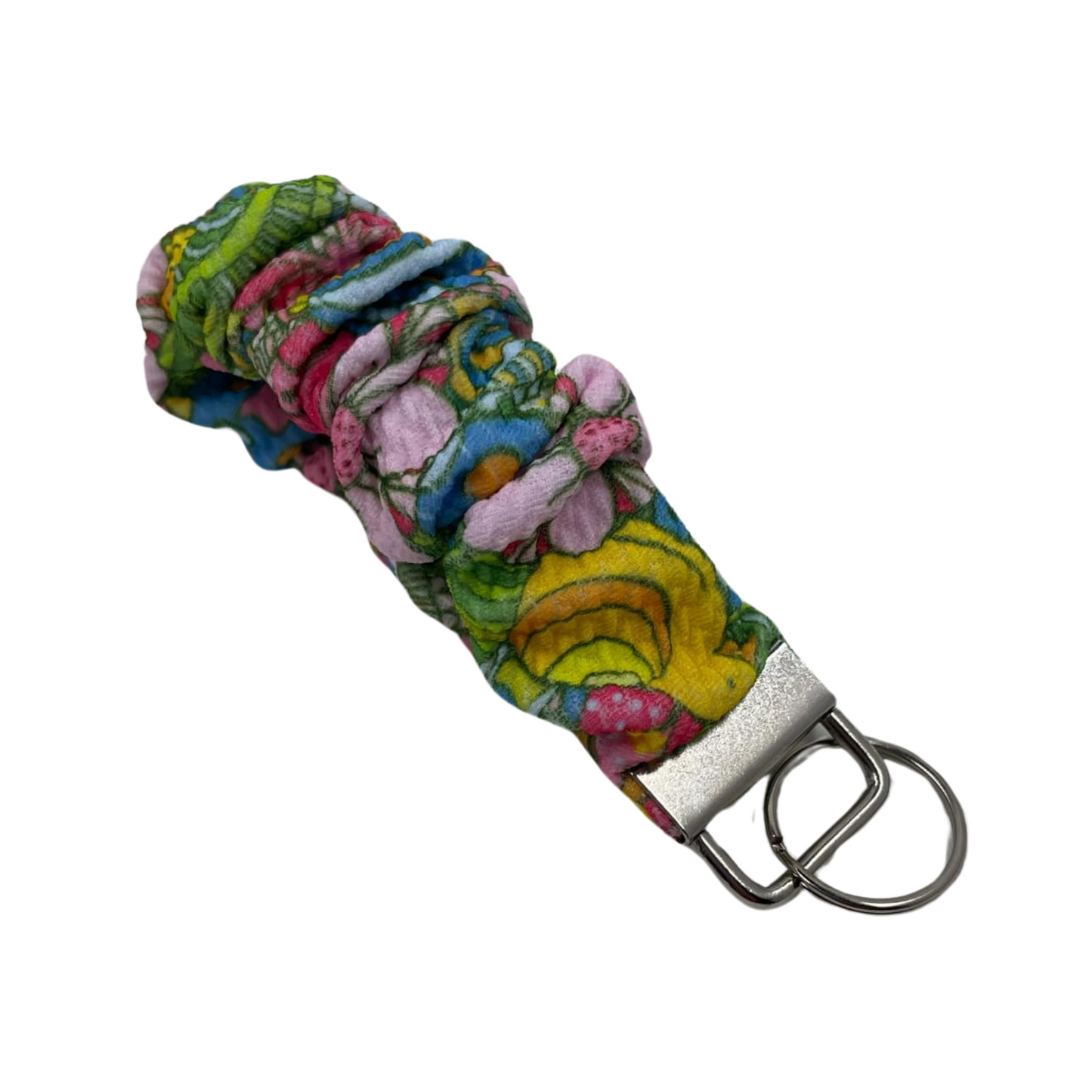 THE BONNIE BLOOMS SCRUNCHIE KEYCHAIN