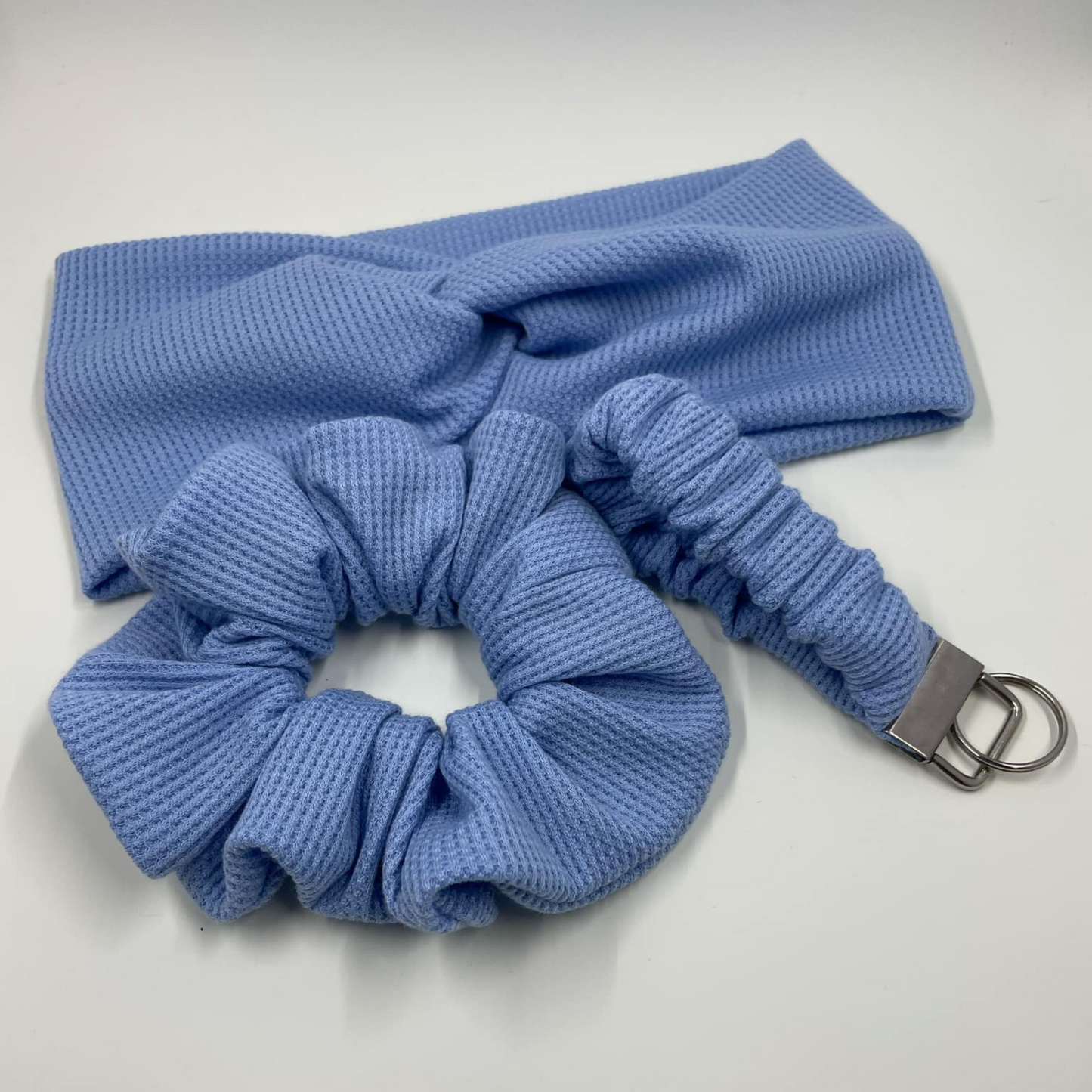 THE CAROLINA BLUE SCRUNCHIE KEYCHAIN