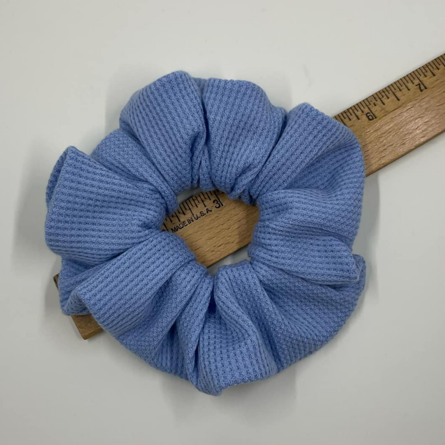 THE BLISSFULLY BLUE HAIR SCRUNCHIE