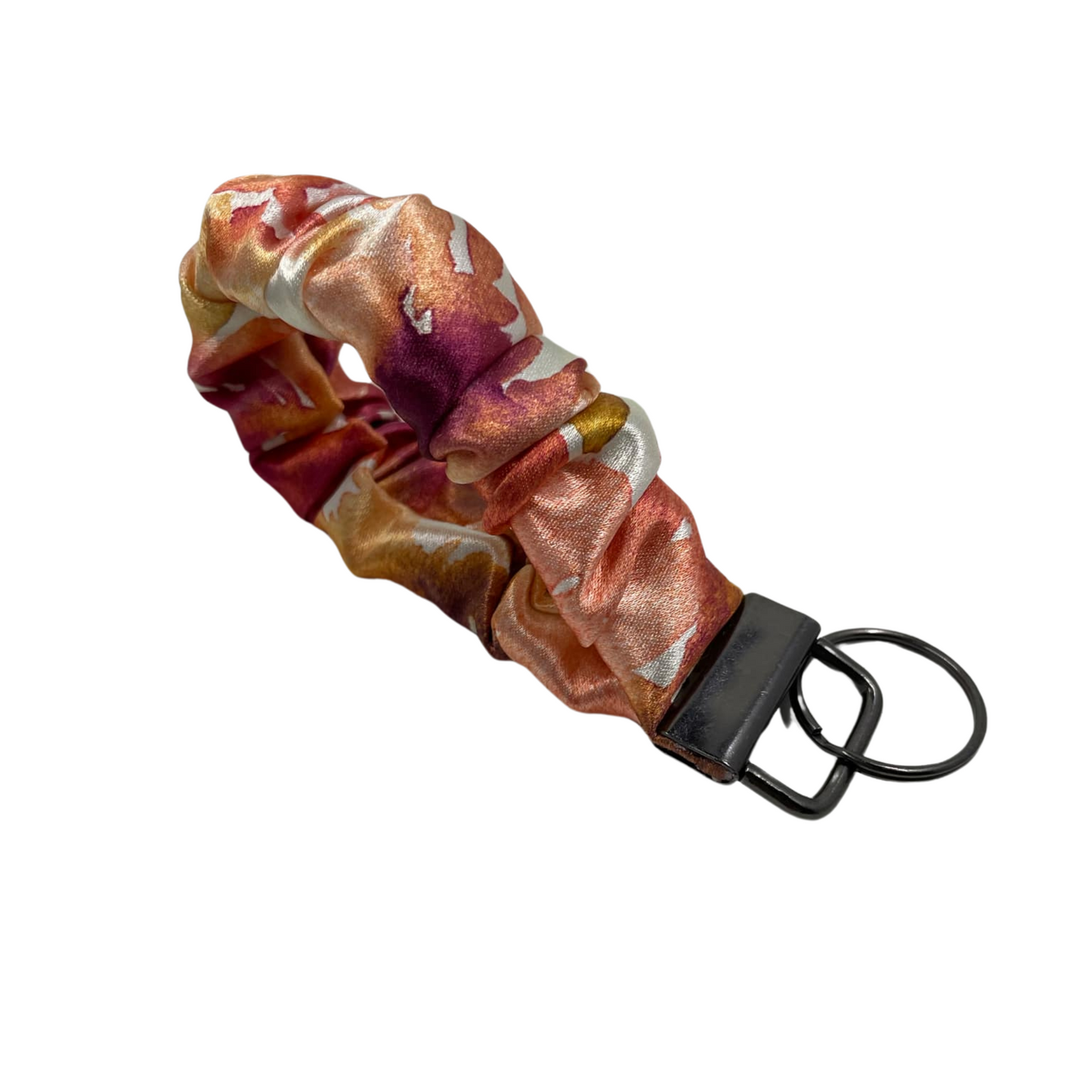 THE ORANGE YOU IRIS? SCRUNCHIE KEYCHAIN