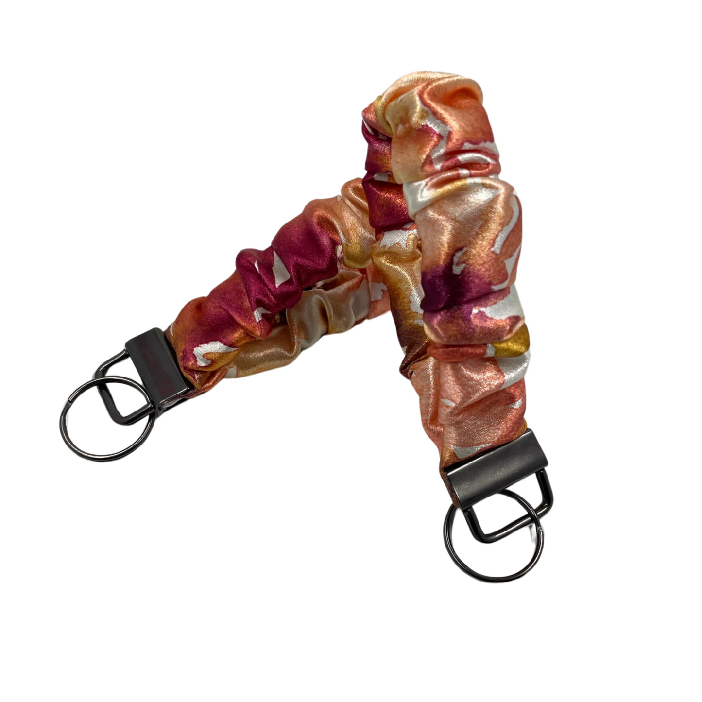 THE ORANGE YOU IRIS? SCRUNCHIE KEYCHAIN