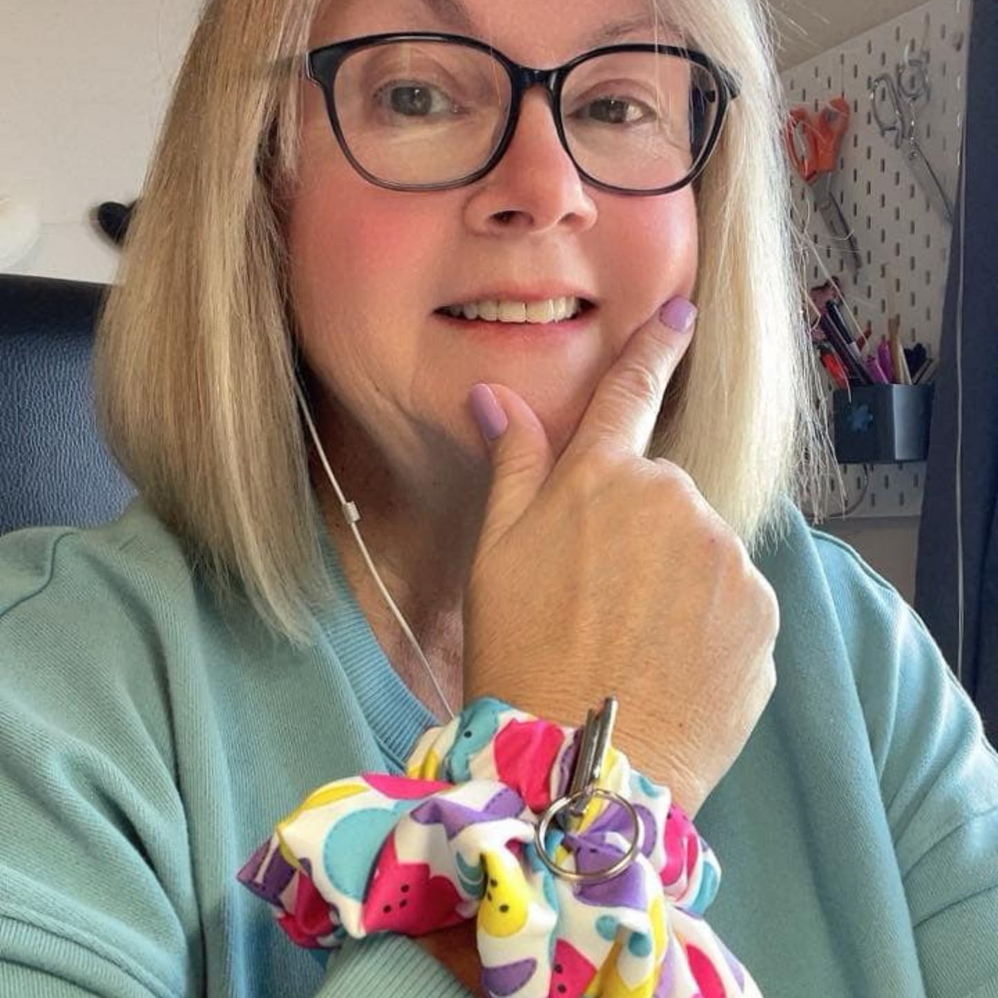 THE PEEPS BUNNY SCRUNCHIE