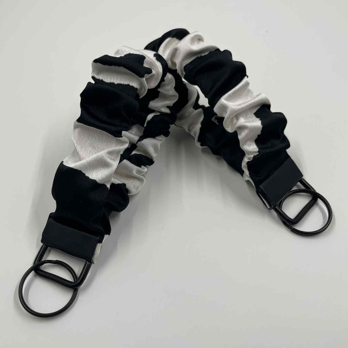 THE ZELDA ZEBRA SCRUNCHIE KEYCHAIN
