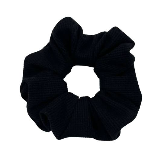 THE BLACKBIRD BLACK HAIR SCRUNCHIE