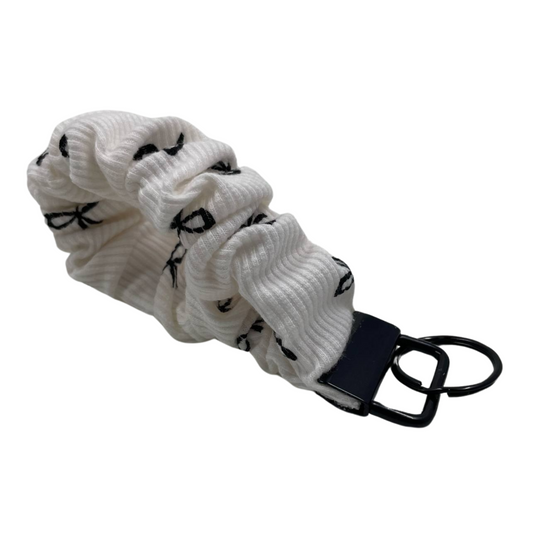 THE BONITA'S BOW-MANCE SCRUNCHIE KEYCHAIN
