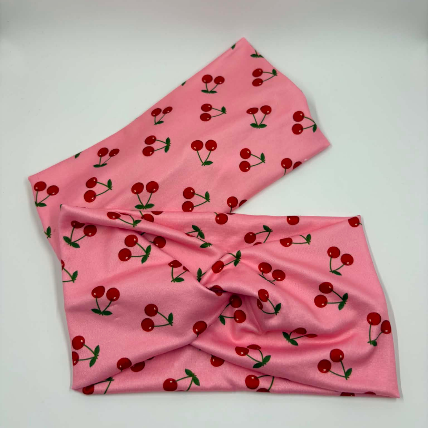 THE CHERI'S CHERRIES TWISTED HEADBAND