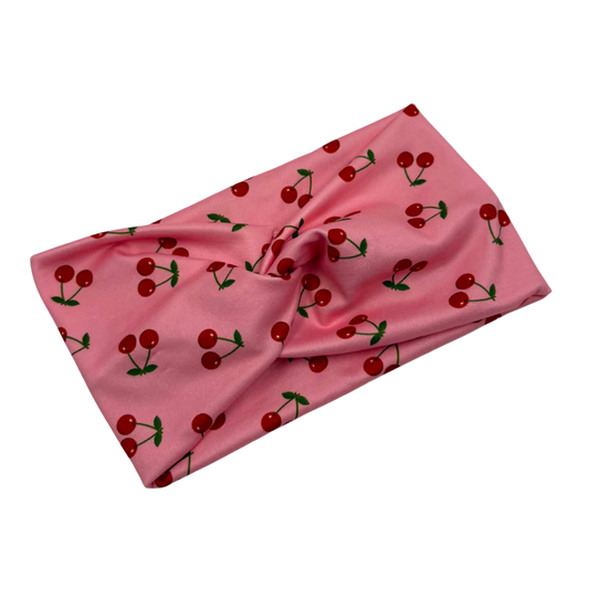 THE CHERI'S CHERRIES TWISTED HEADBAND
