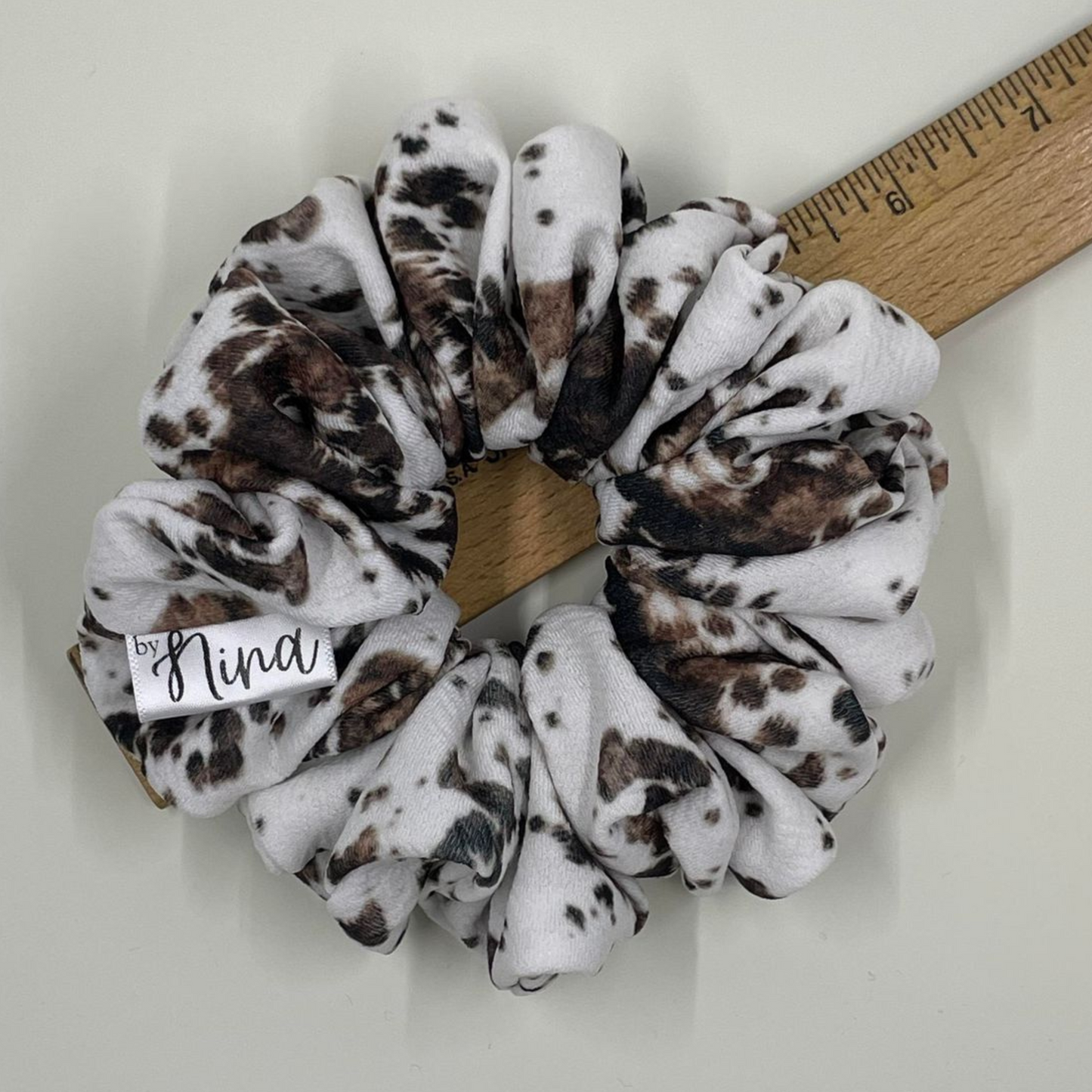 THE DÈJÀ MOO XL HAIR SCRUNCHIE