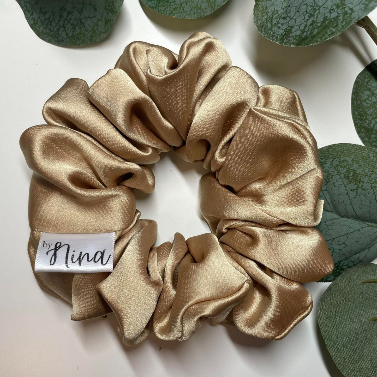 THE GOLDIE SATIN XL HAIR SCRUNCHIE