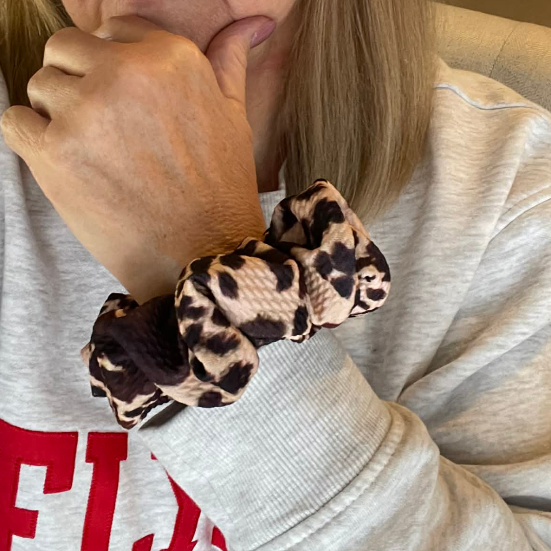 HOW NOW BROWN COW HAIR SCRUNCHIE