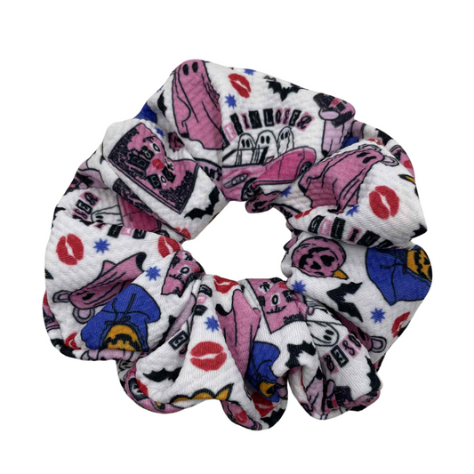 THE MEAN GHOULS  HALLOWEEN HAIR SCRUNCHIE
