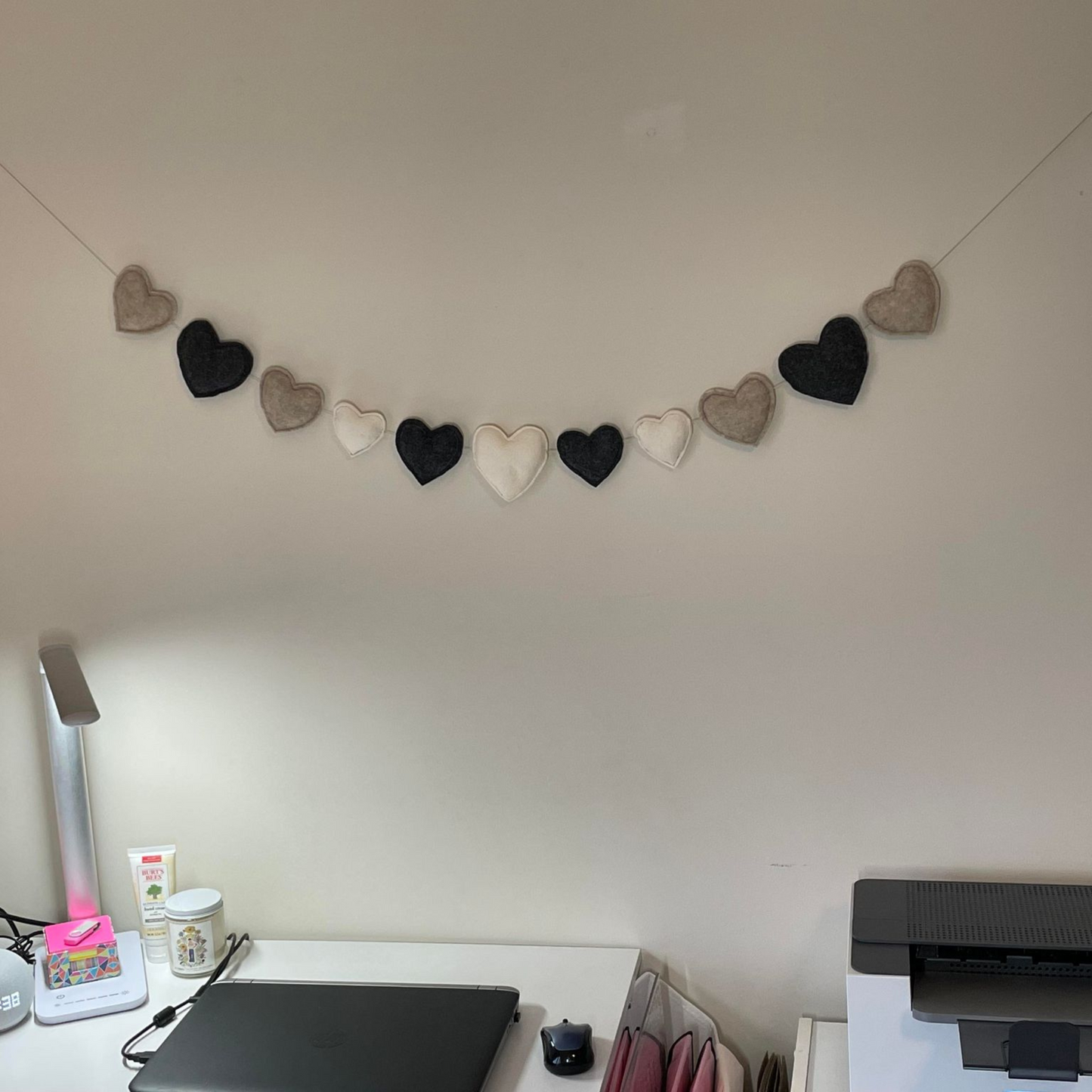 HEART-to-HEART GARLAND - NEUTRAL COLORS