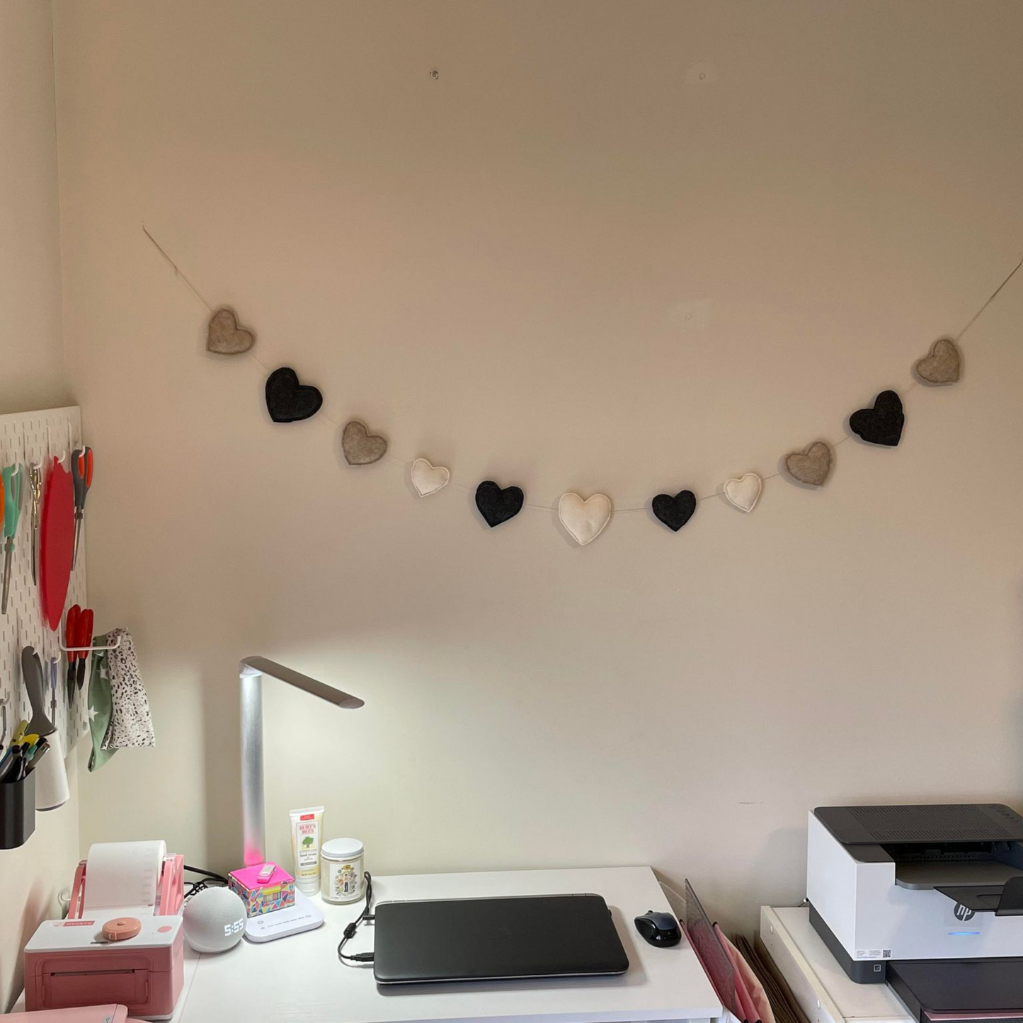 HEART-to-HEART GARLAND - NEUTRAL COLORS