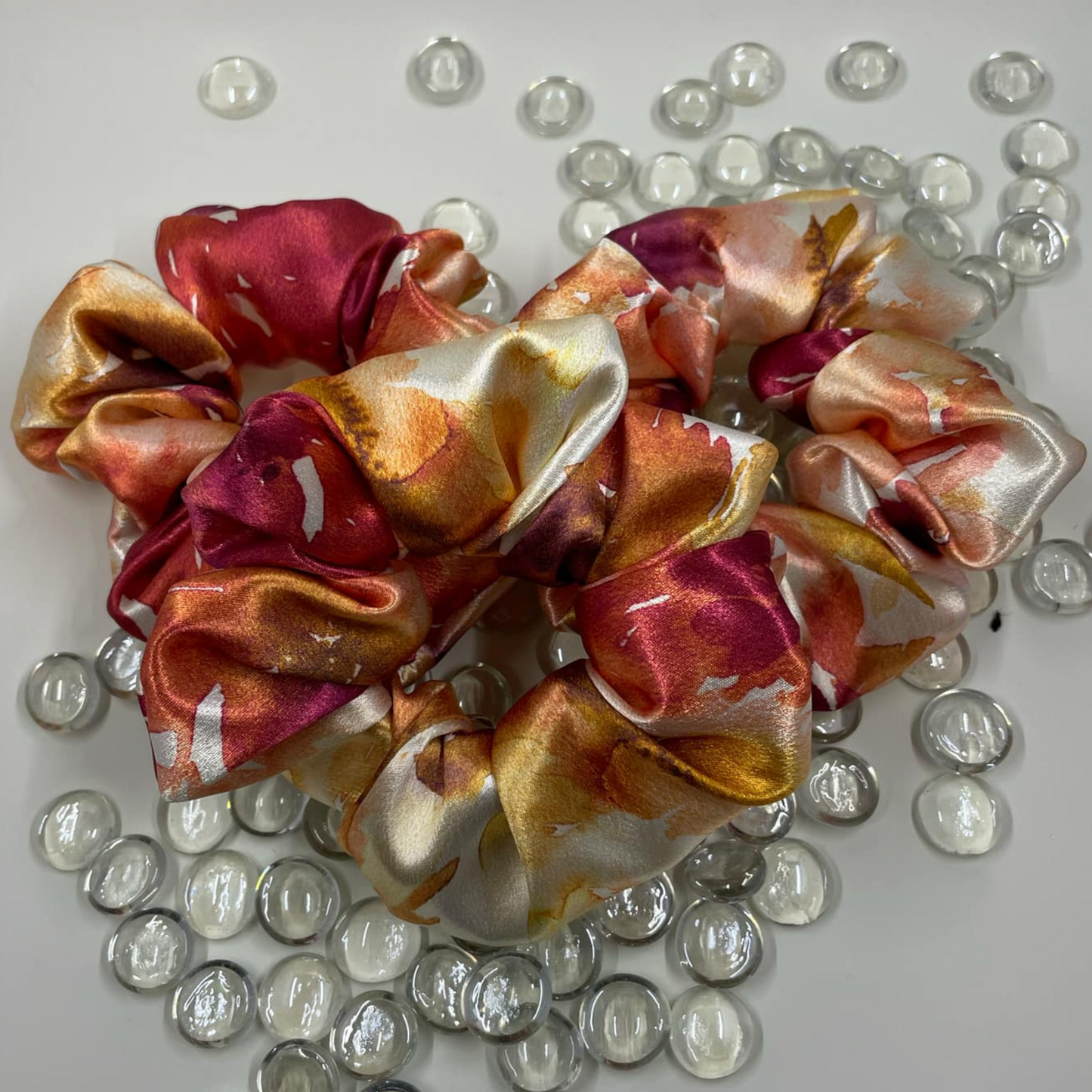 THE AUTUMN CHARMEUSE SCRUNCHIE
