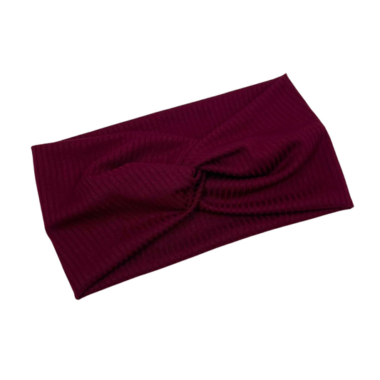 THE OVER THE MOON MAROON HEADBAND