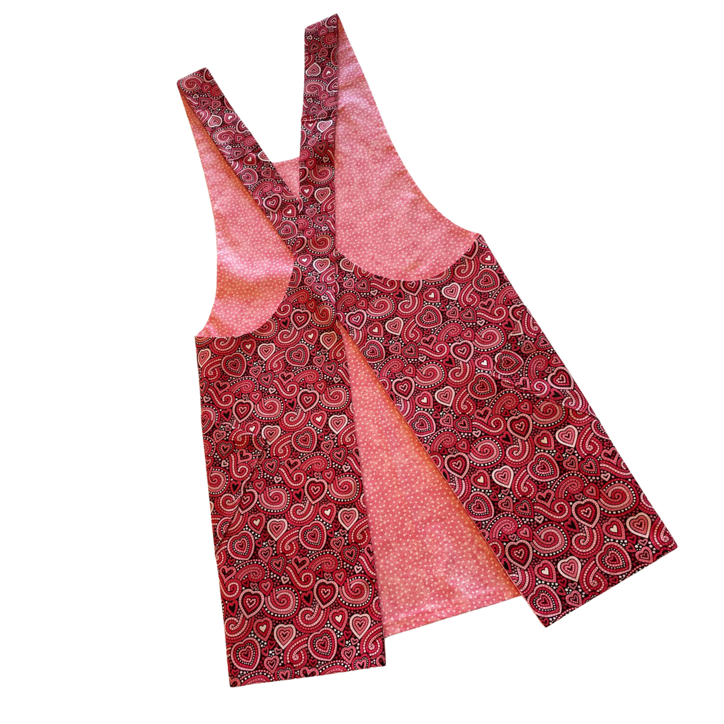 THE PAISLEY HEART REVERSIBLE APRON