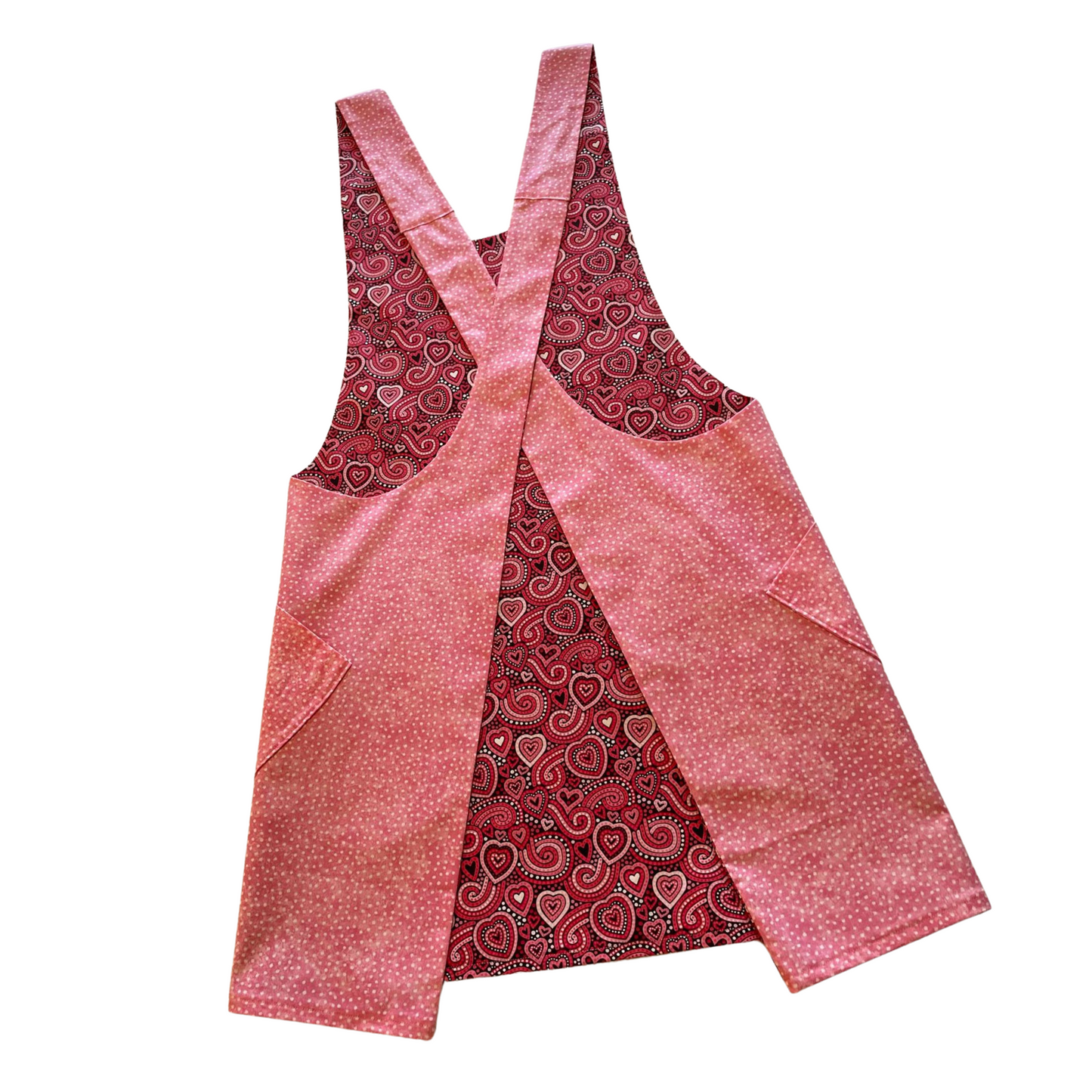 THE PAISLEY HEART REVERSIBLE APRON