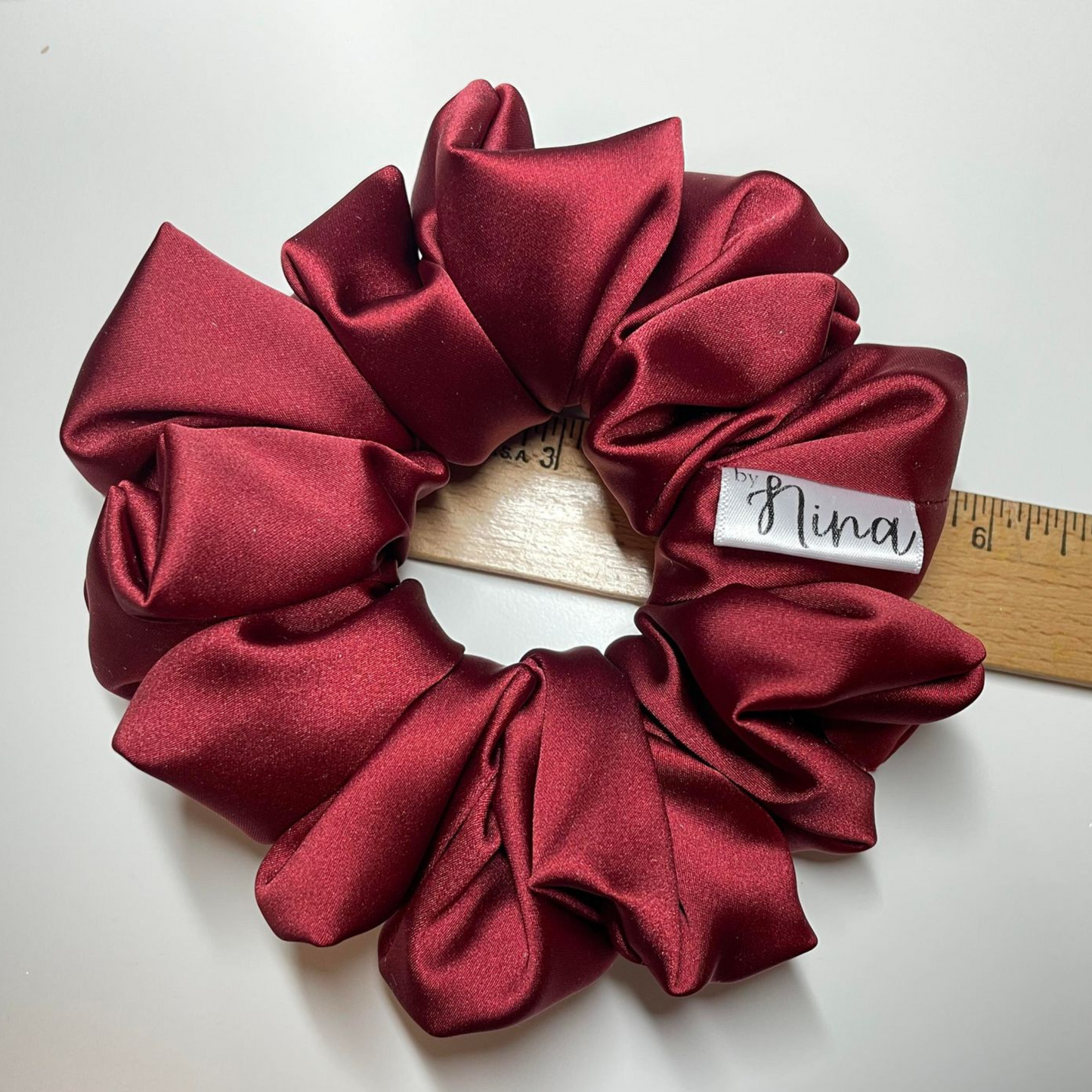 THE SCARLETT SATIN XL HAIR SCRUNCHIE