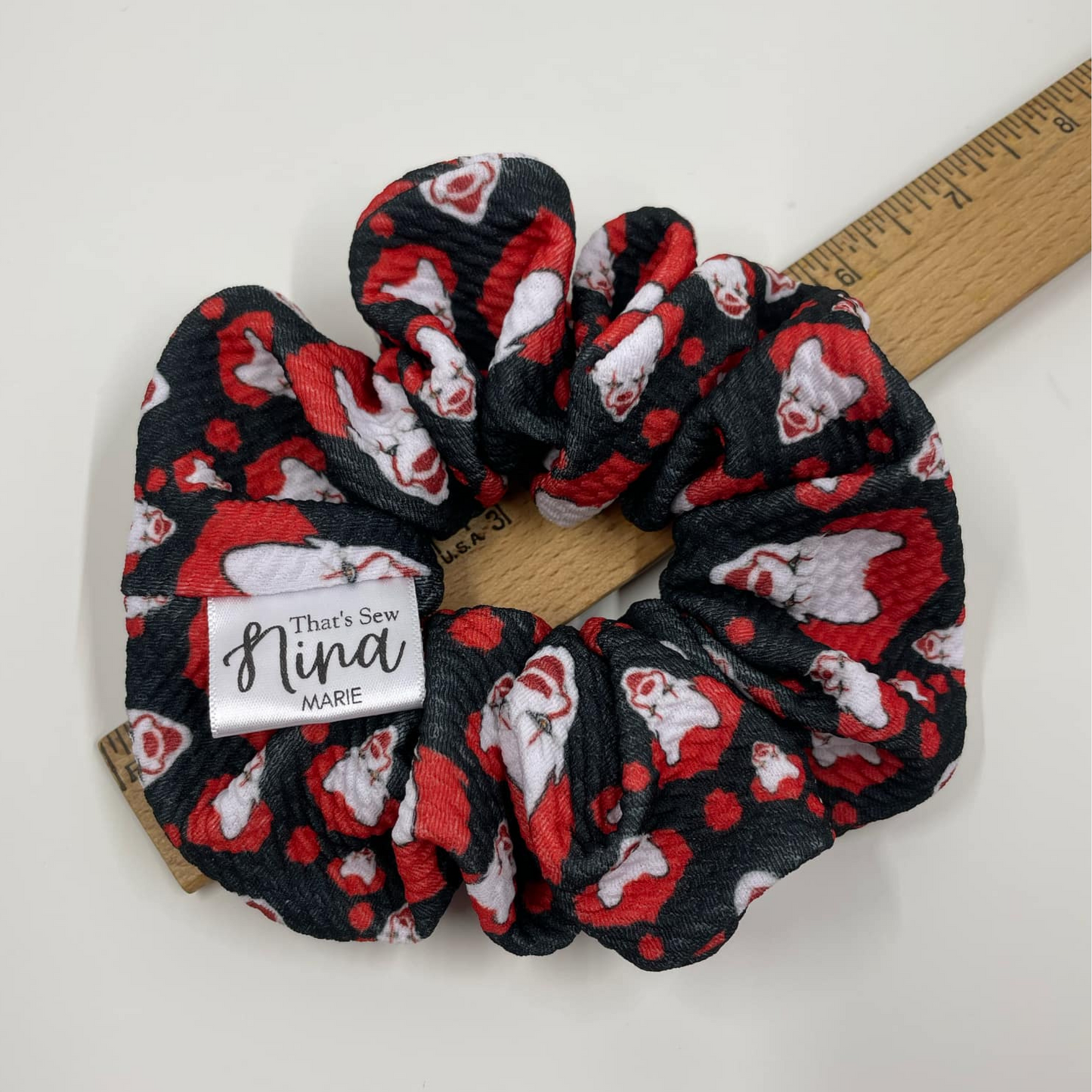 THE SCARY CLOWN HAIR SCRUNCHIE