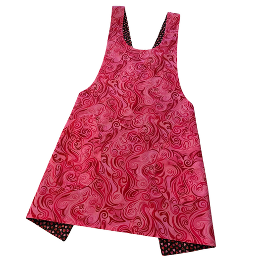 THE SWEETHEART SWIRL REVERSIBLE APRON