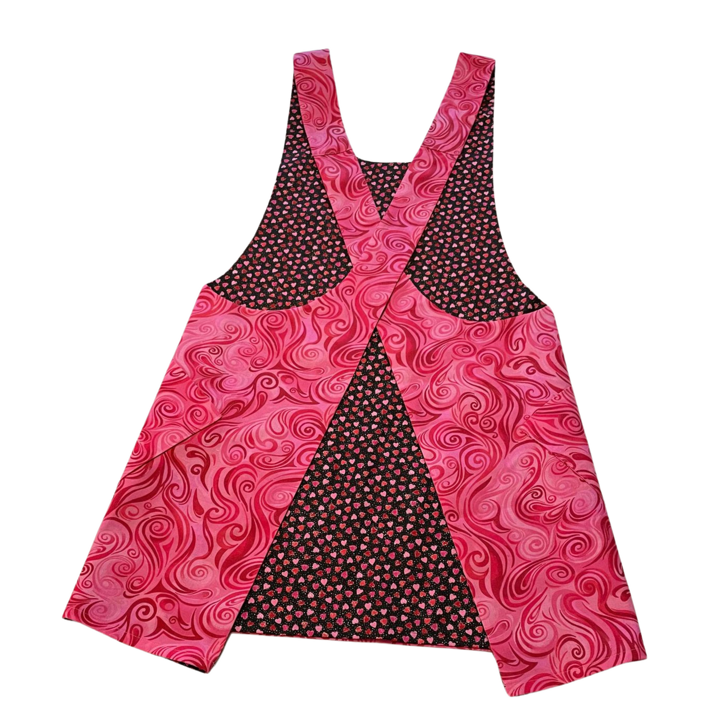 THE SWEETHEART SWIRL REVERSIBLE APRON