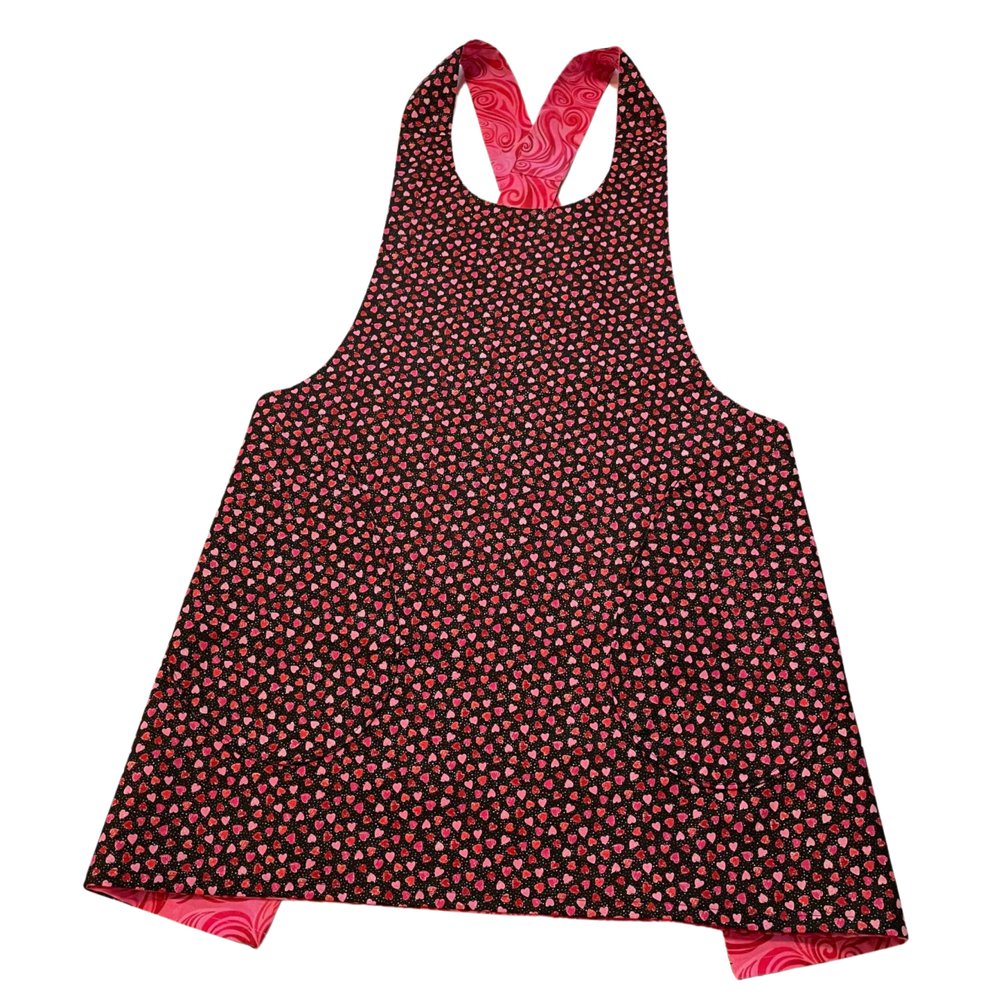 THE SWEETHEART SWIRL REVERSIBLE APRON