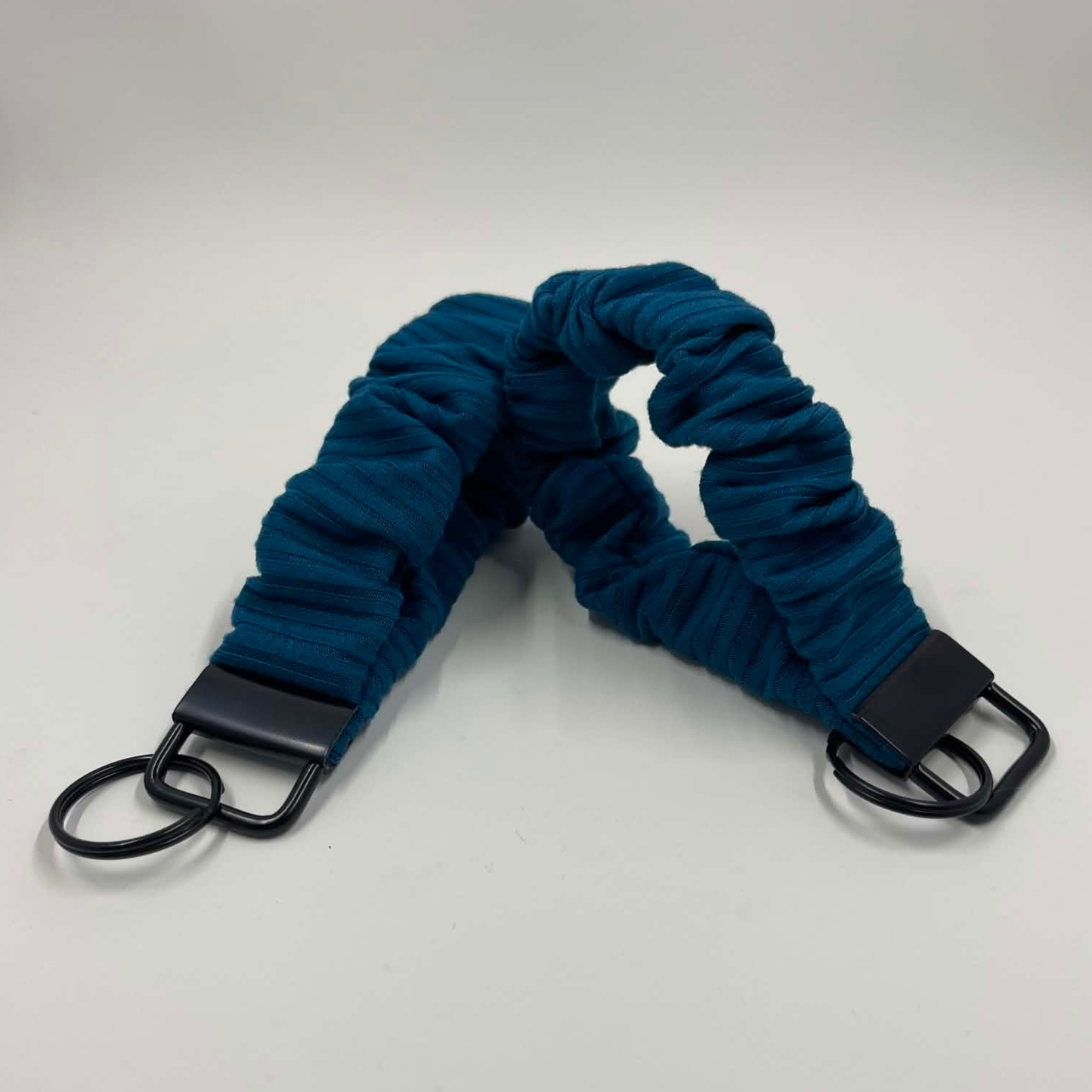 THE ARE YOU FOR TEAL SCRUNCHIE KEYCHAIN
