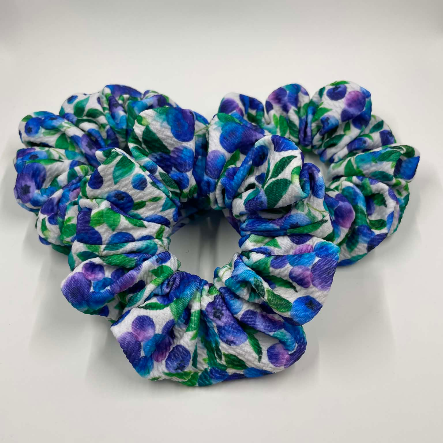 THE BLUEBERRY BLISS HAIR SCRUNCHIE