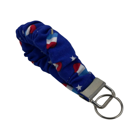 THE FIRECRACKER SCRUNCHIE KEYCHAIN