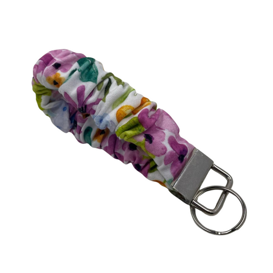 THE FLEUR SCRUNCHIE KEYCHAIN