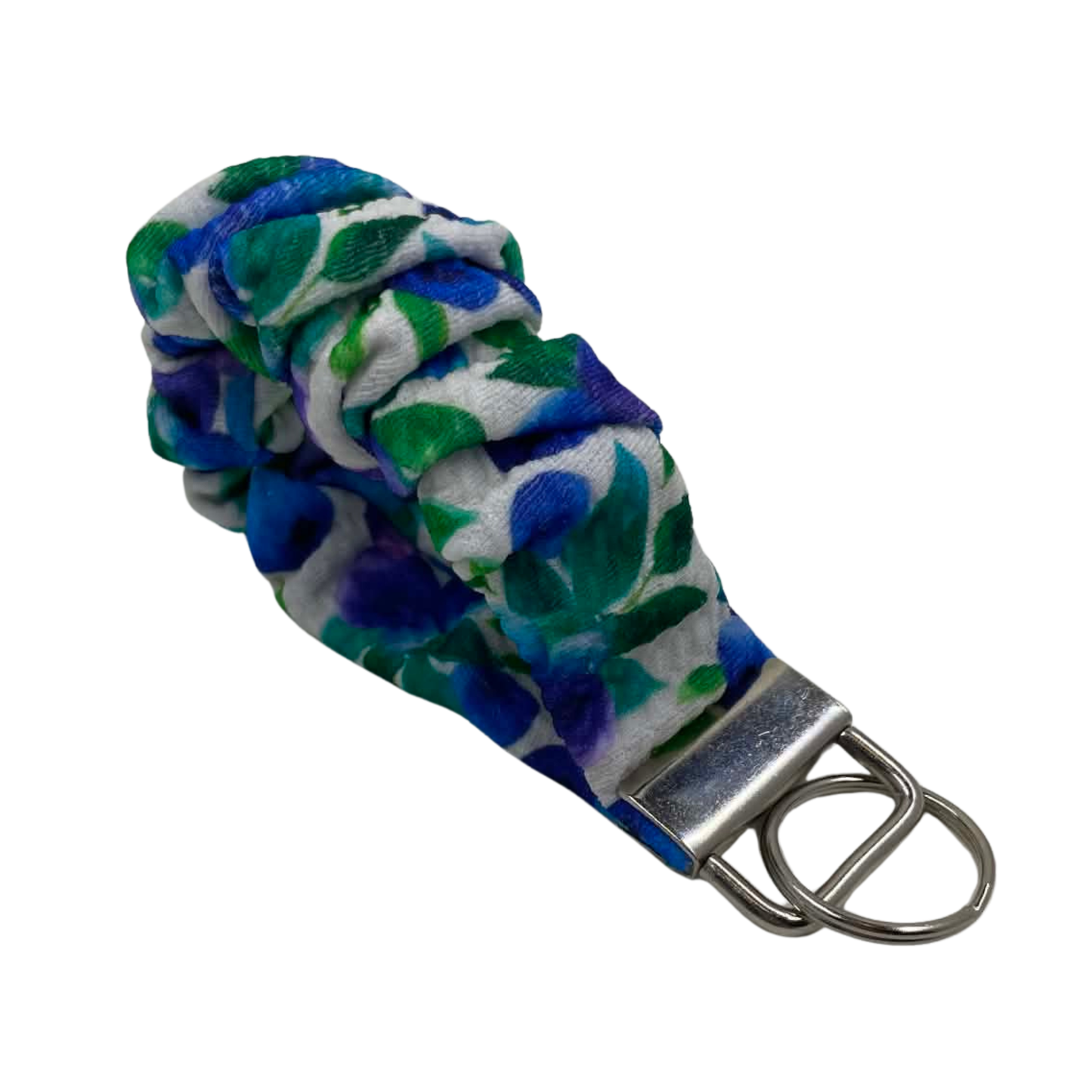 THE INDIGO BLUE-BERRY SCRUNCHIE KEYCHAIN