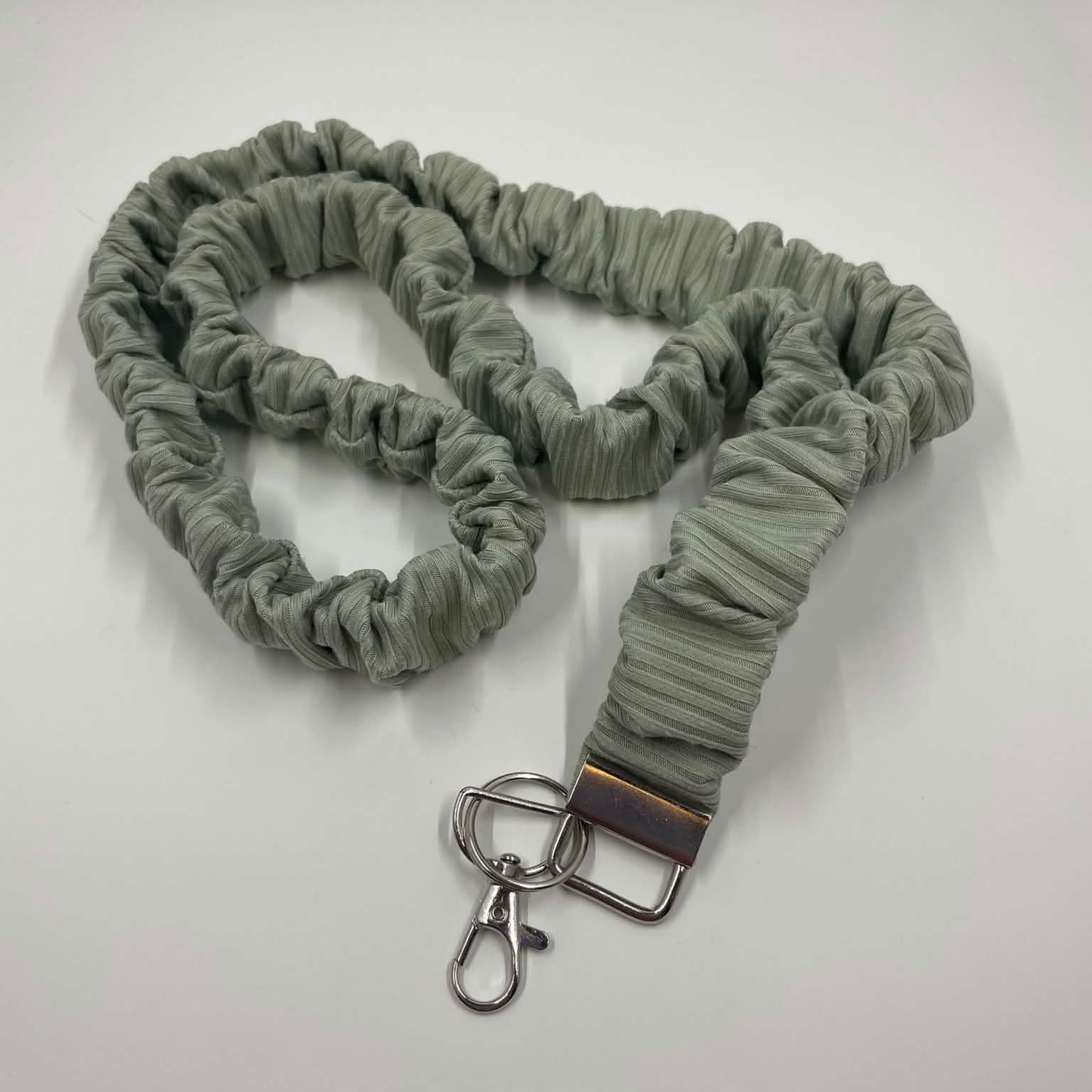 THE MATCHA SAGE SCRUNCHIE LANYARD