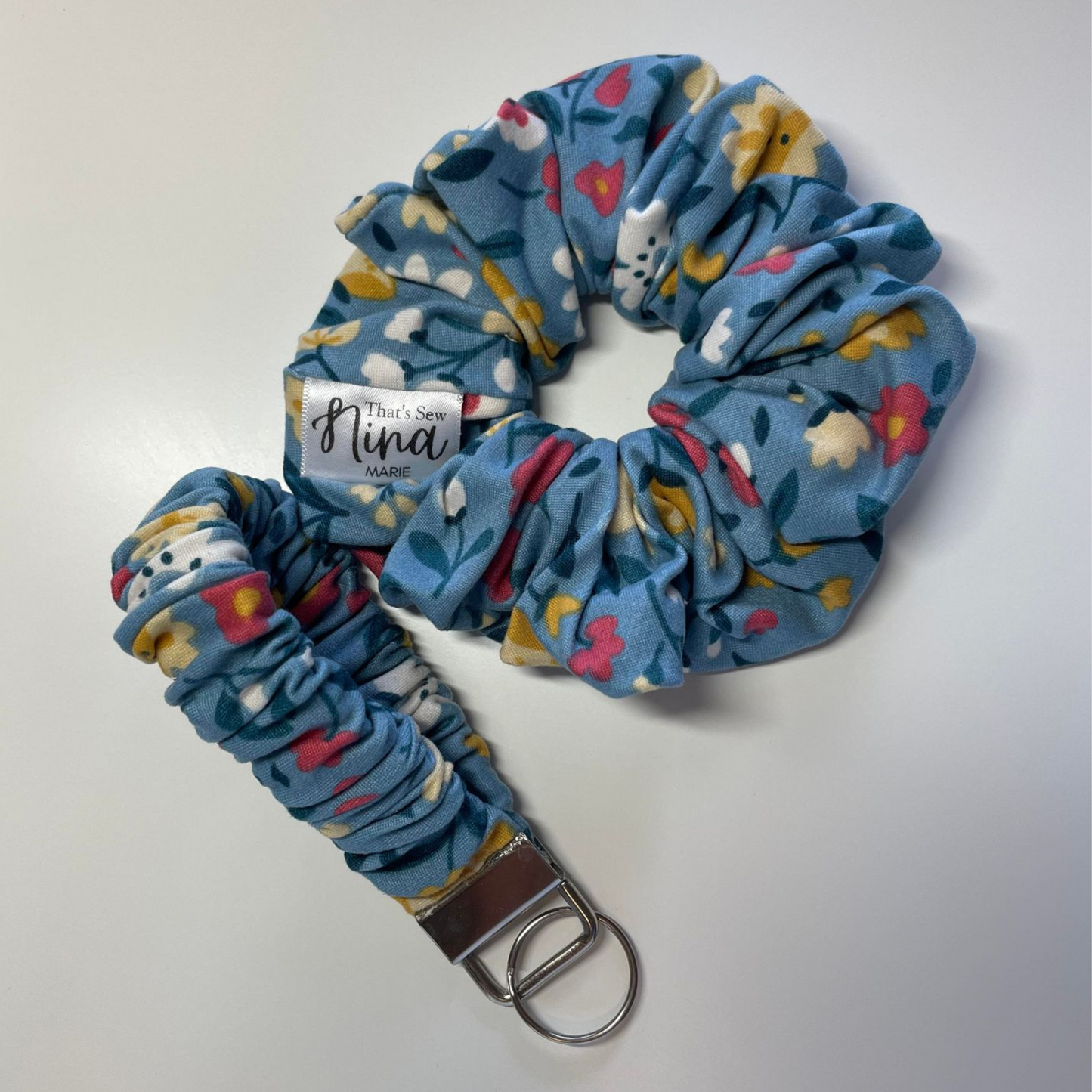 THE MEADOW SCRUNCHIE KEYCHAIN