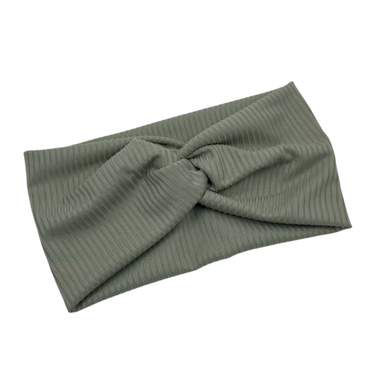 THE MATCHA SAGE TWISTED HEADBAND