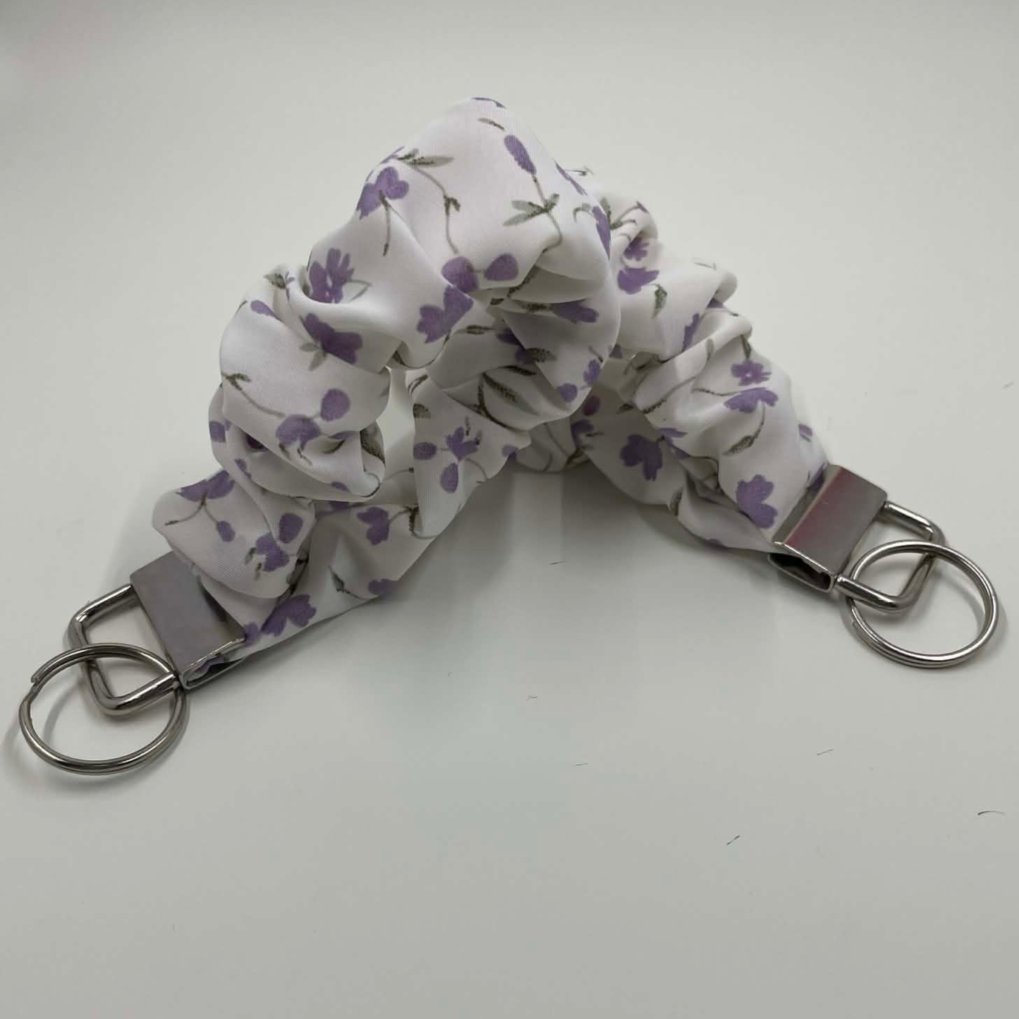 THE VIOLETTA SCRUNCHIE KEYCHAIN