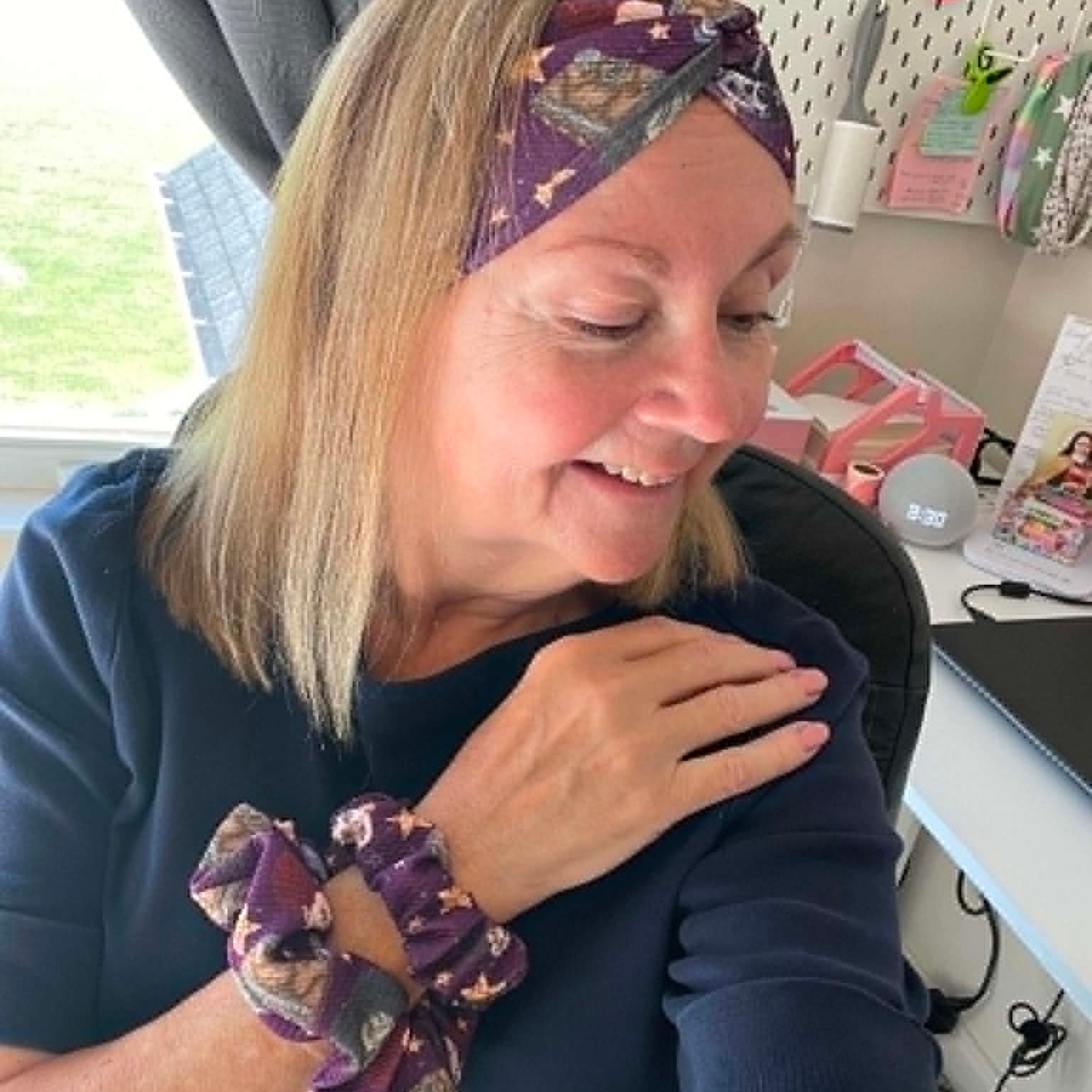 THE WITCH SISTERS HALLOWEEN HAIR SCRUNCHIE