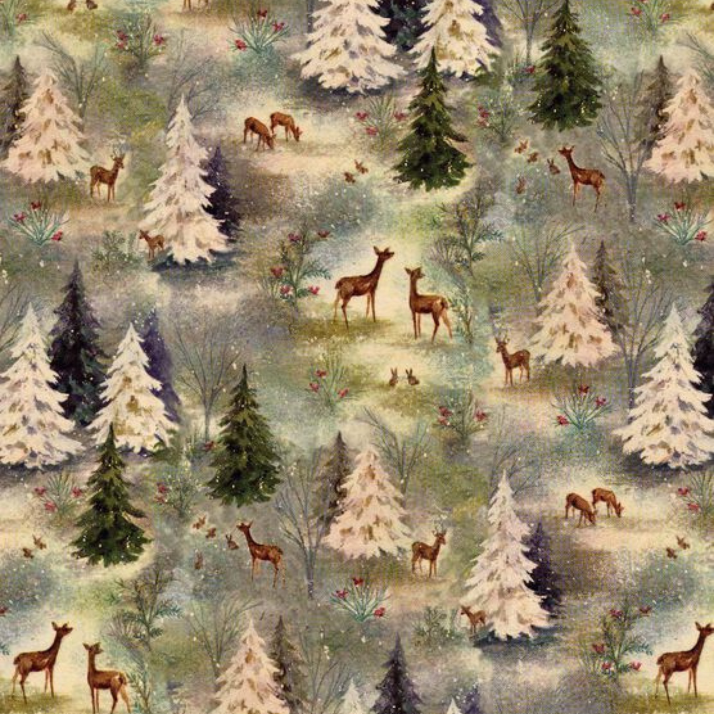 THE WOODLAND CHRISTMAS REVERSIBLE APRON