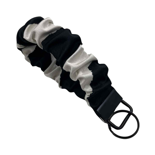 THE ZELDA ZEBRA SCRUNCHIE KEYCHAIN