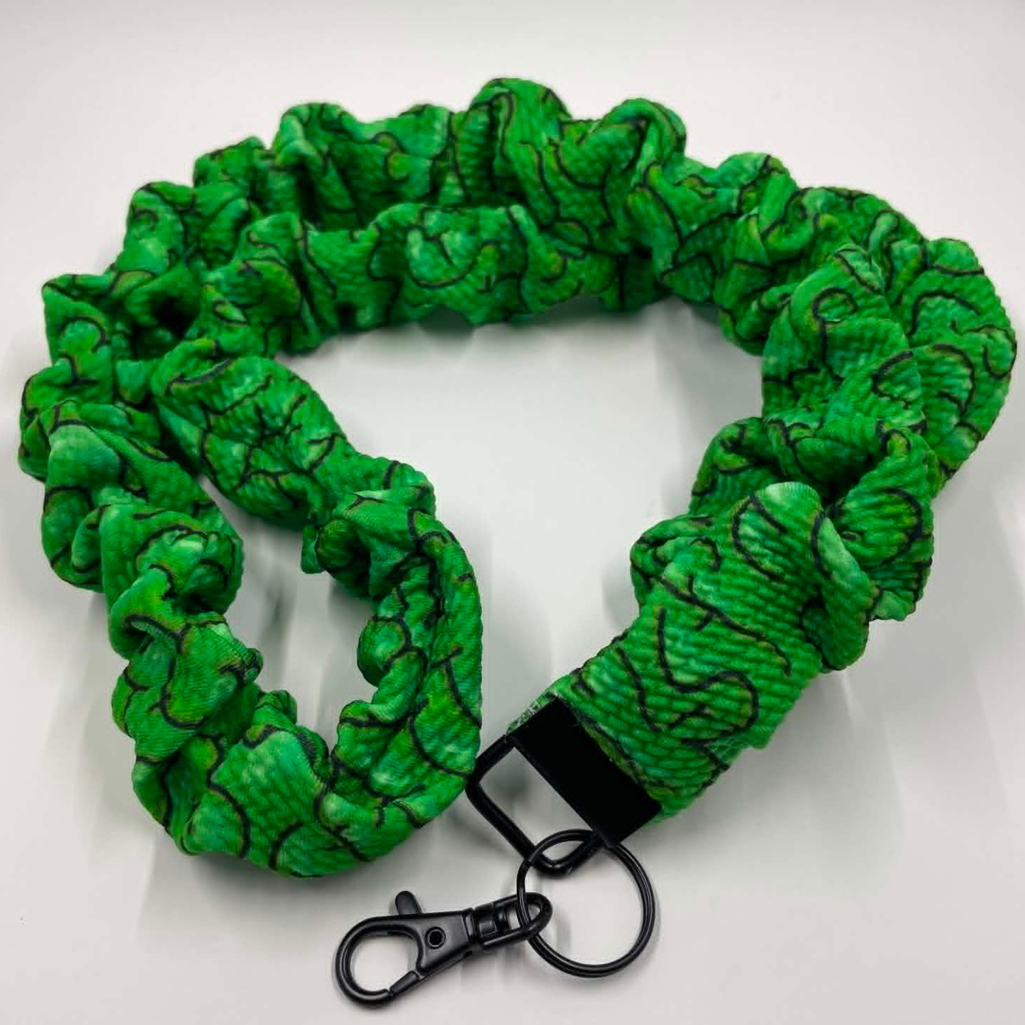 THE ZOMBIE BRAINS SCRUNCHIE LANYARD
