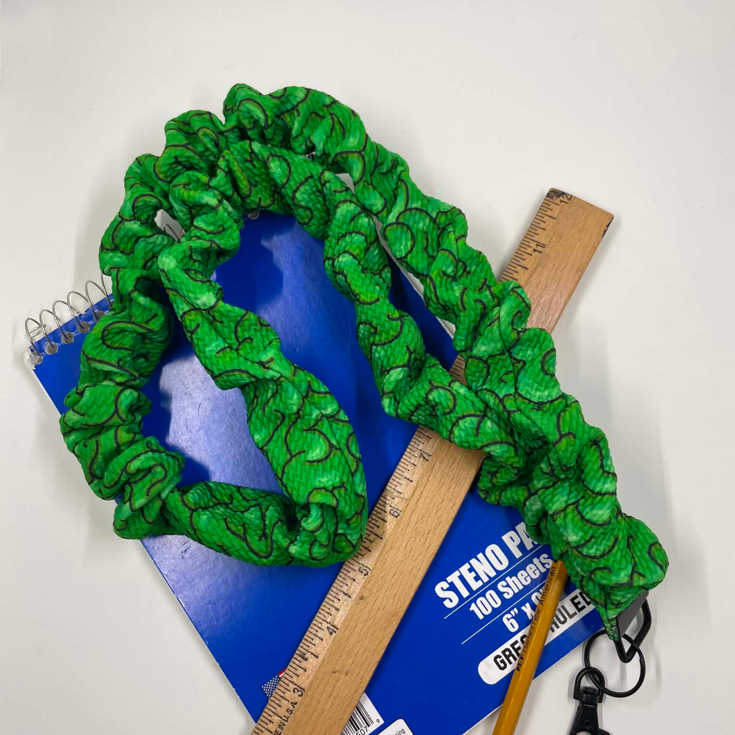 THE ZOMBIE BRAINS SCRUNCHIE LANYARD