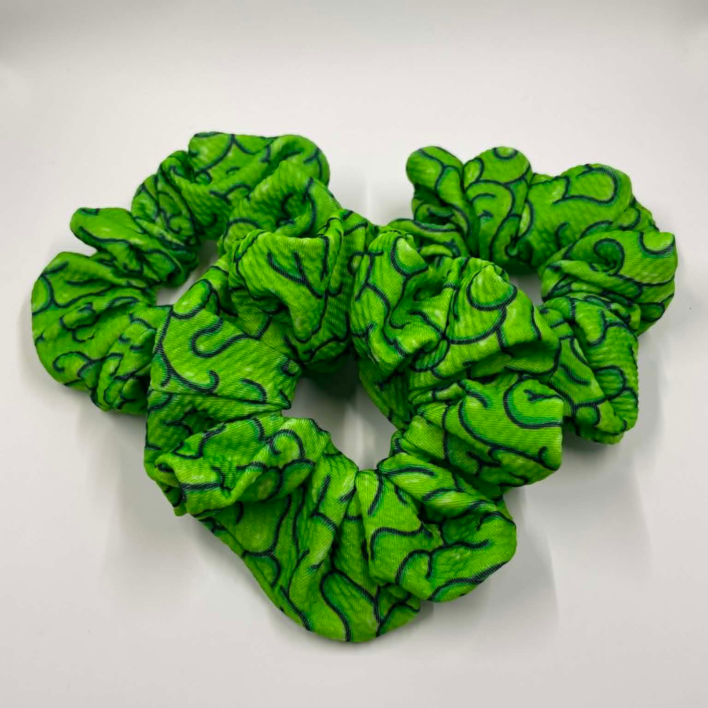 THE ZOMBIE BRAINS HAIR SCRUNCHIE