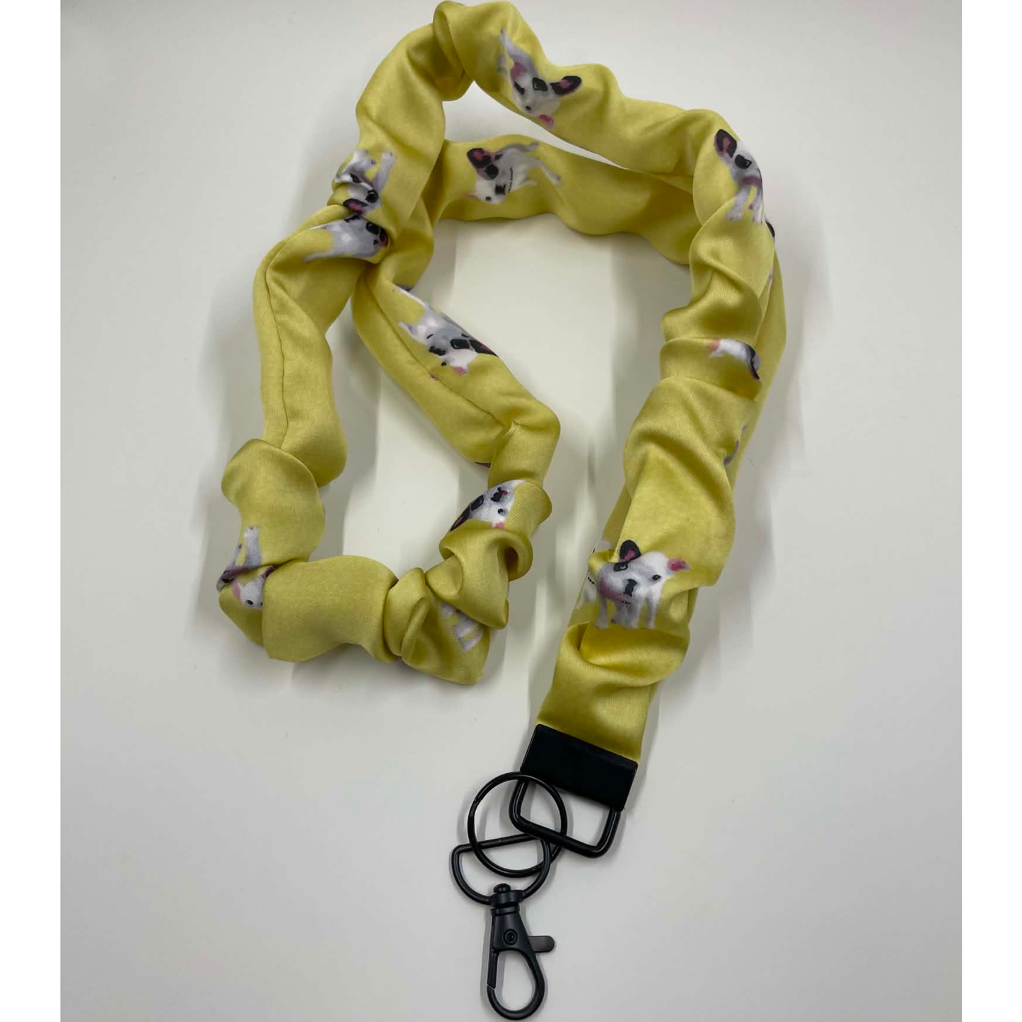 THE FRENCHIE SCRUNCHIE LANYARD
