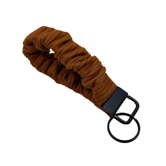 THE CINNAMON GIRL SCRUNCHIE KEYCHAIN