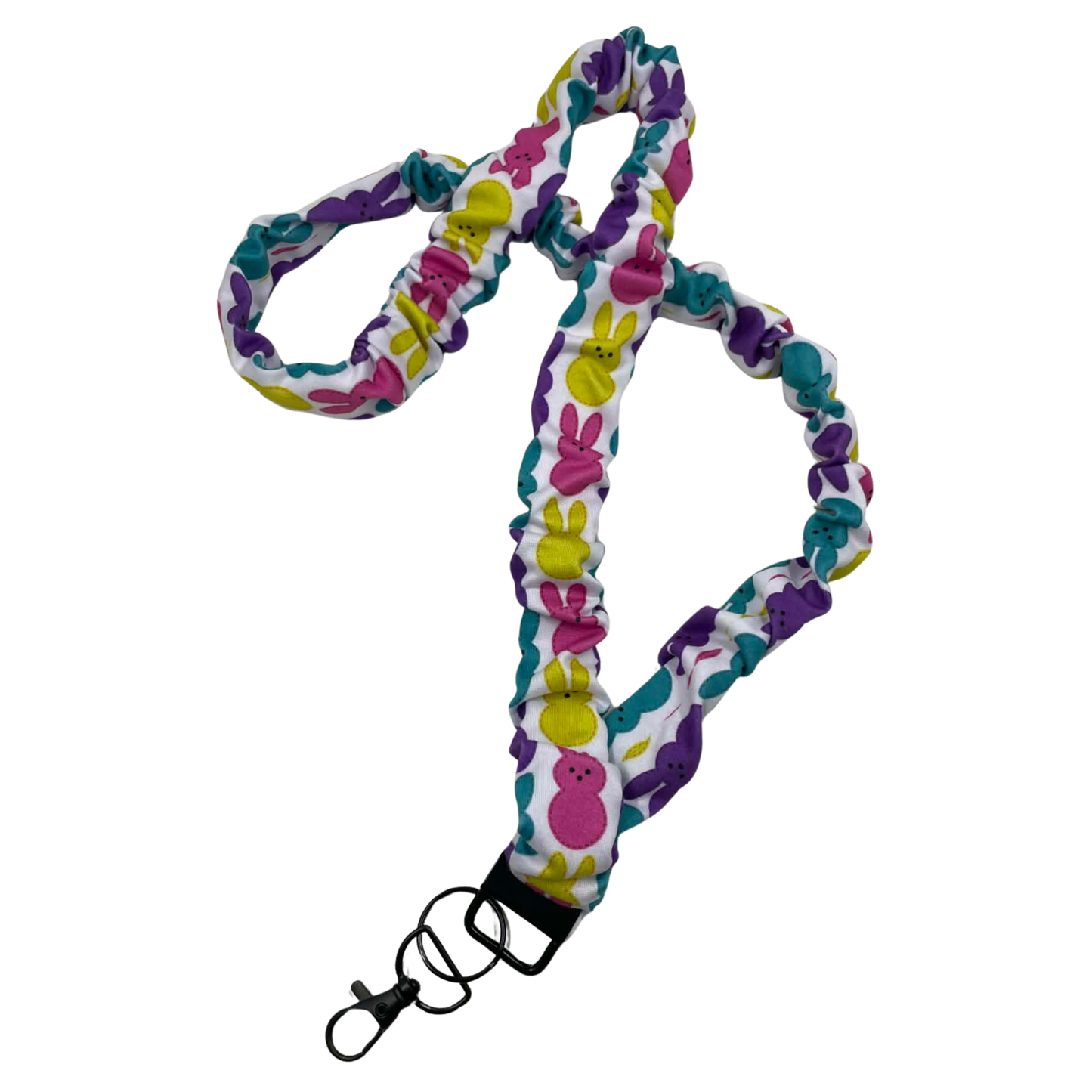 PEEPS BUNNIES SCRUNCHIE LANYARD