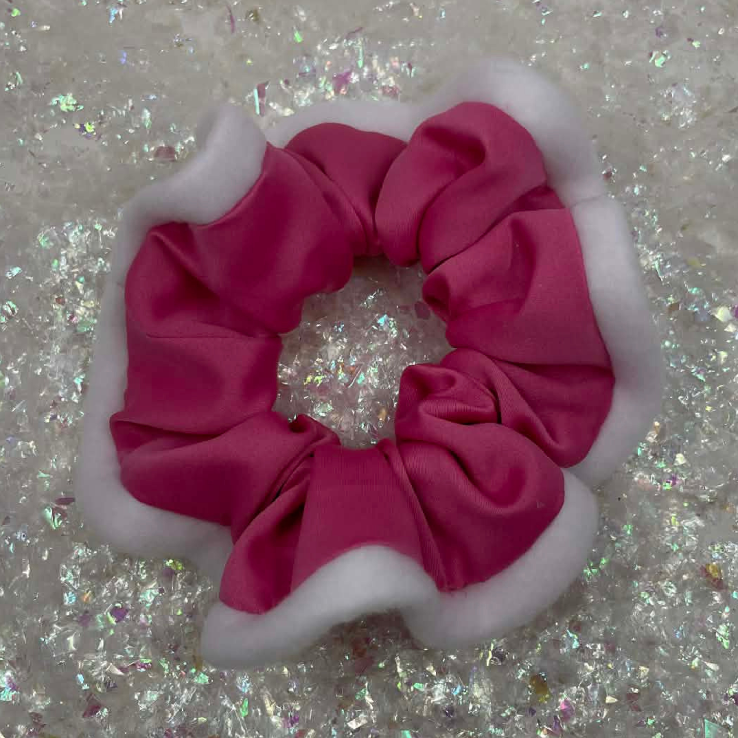 THE SANTA BABY SATIN HAIR SCRUNCHIE
